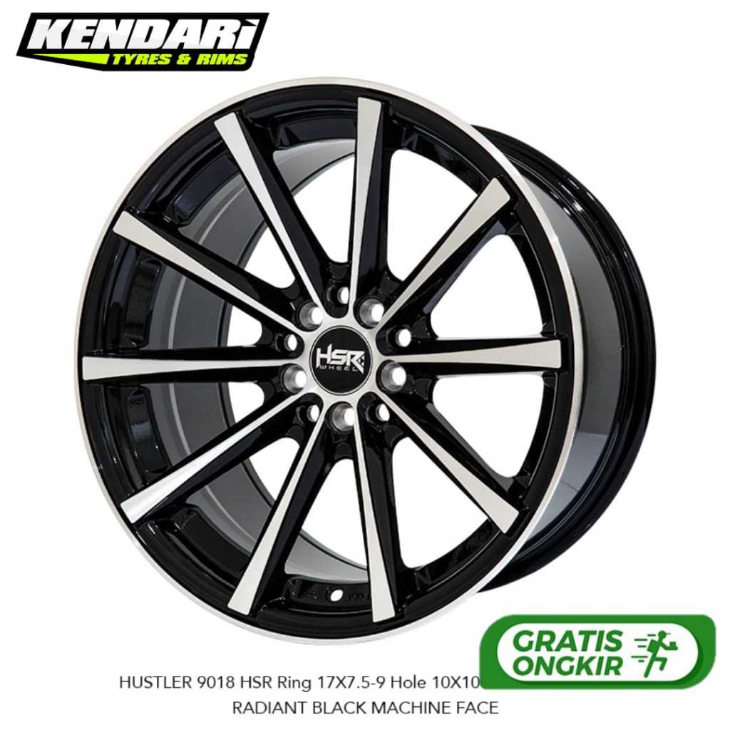 Velg HSR HUSTLER Ring 17 Untuk Mobil Xenia New Hrv Xpander Innova R17