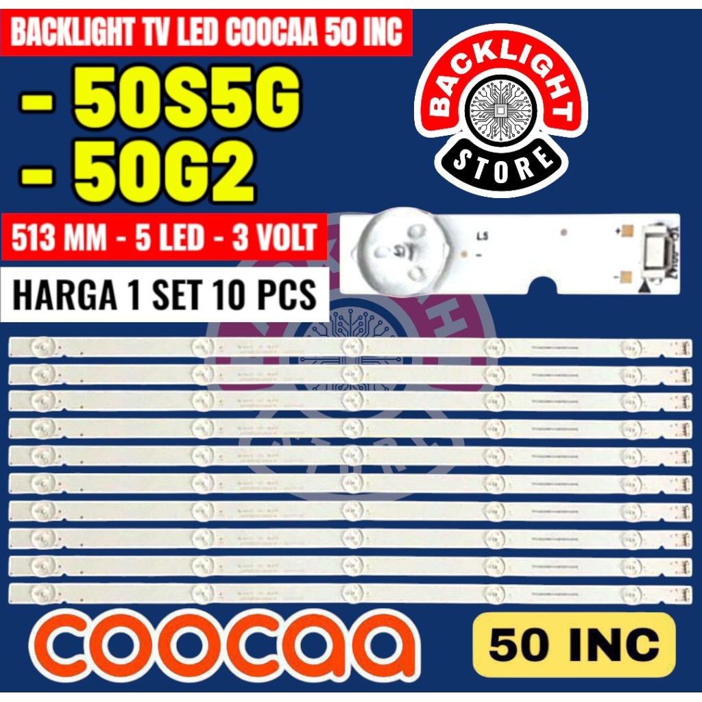 Backlight Tv Led COOCAA 50 inc 50S5G 50G2