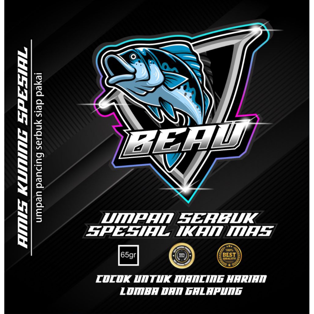 

BEAU UMPAN PANCING SERBUK SPESIAL IKAN MAS AMIS KUNING