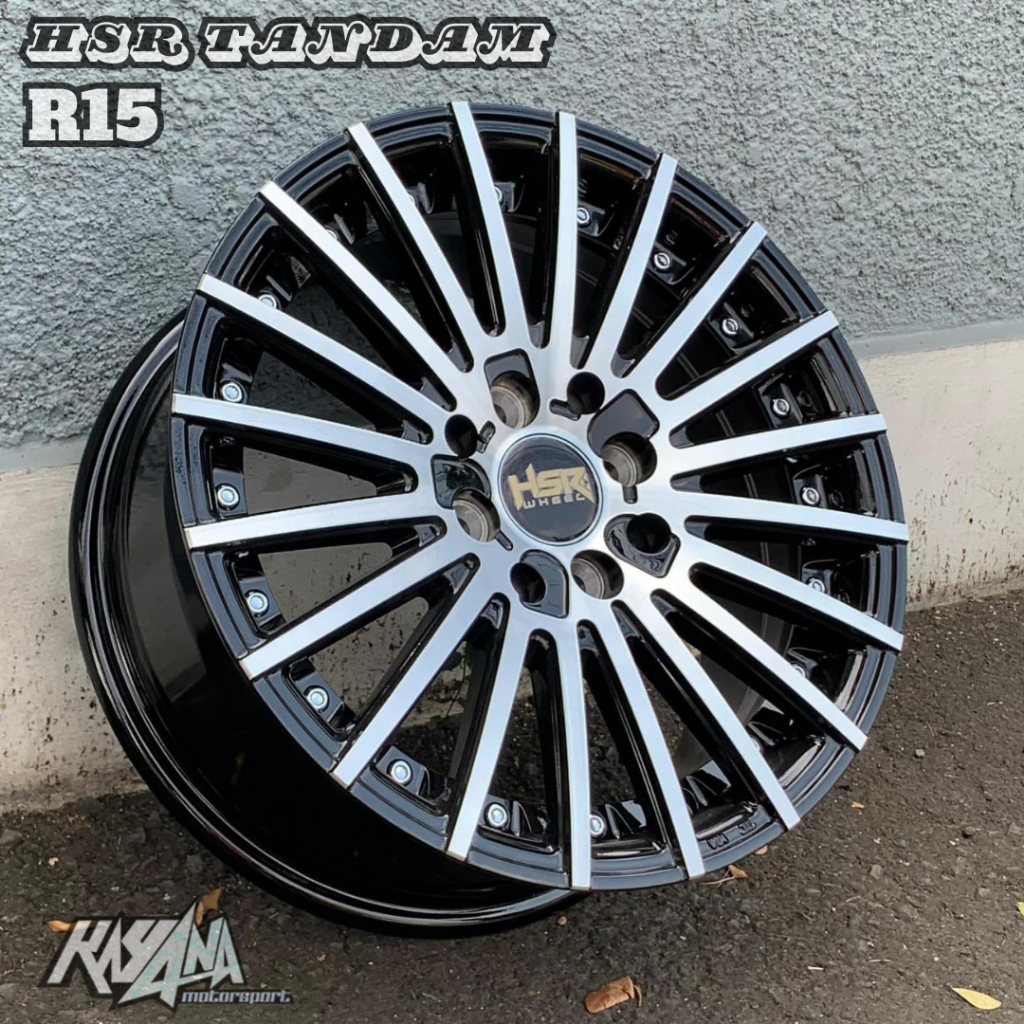 VELG VARIASI RING 15 JARI JARI VELG R15 AVANZA JAZZ MOBILIO SWIFT SIGRA YARIS VELG HSR TANDAM R15