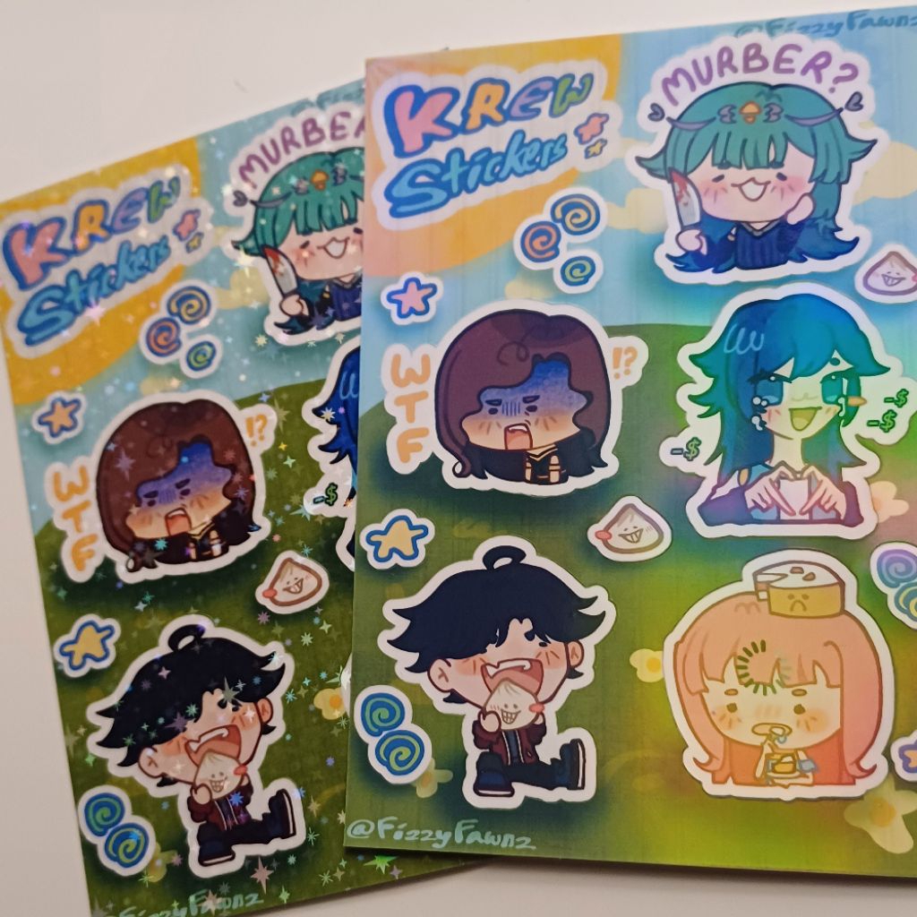 

Krew ItsFunneh Stickers // READ DESCRIPTION // First batch! // Vol.3 ♡