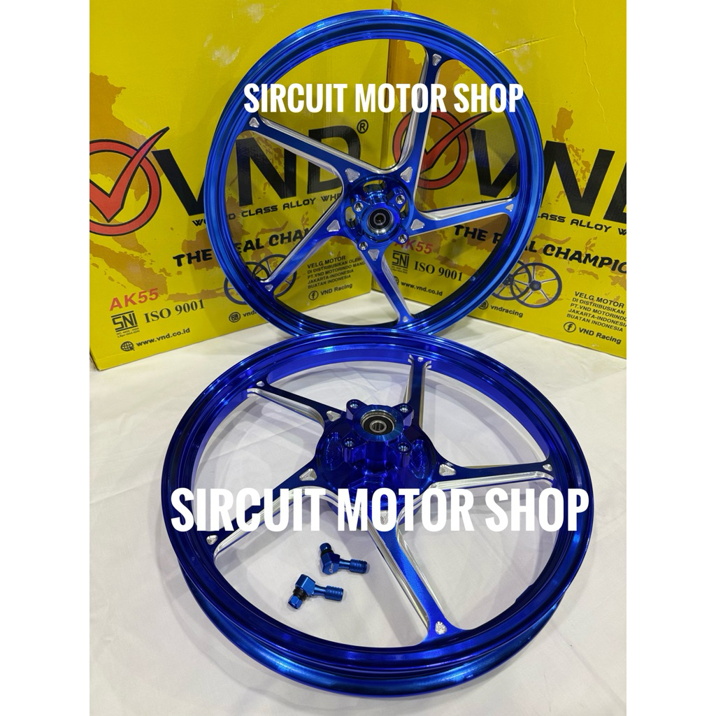 VELG VND AK 55 SUPRA 125 DD VELG VND AK 55 160x17 & 160x17 SUPRA 125 CAKRAM DOUBLE DISC