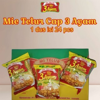 

Mie Cap 3 Ayam 1 Dus/Karton Isi 24
