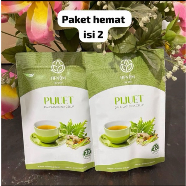 

PAKET HEMAT 2 PCS TEH PIJUET BY AFNI | 20 KANTONG TEH | BPOM