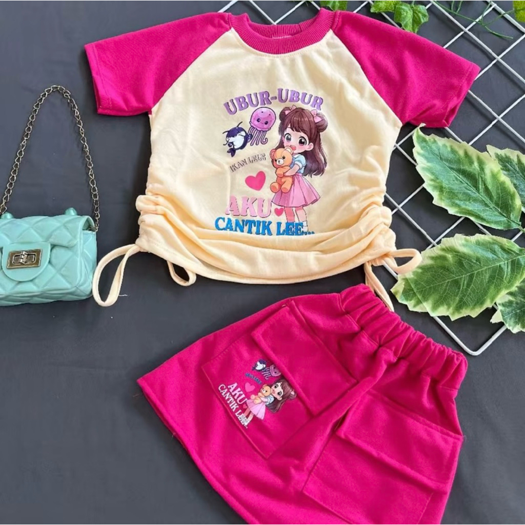SETELAN ANAK PEREMPUAN MODEL ROK  PAKAIAN ANAK PEREMPUAN YANG LAGI VIRAL