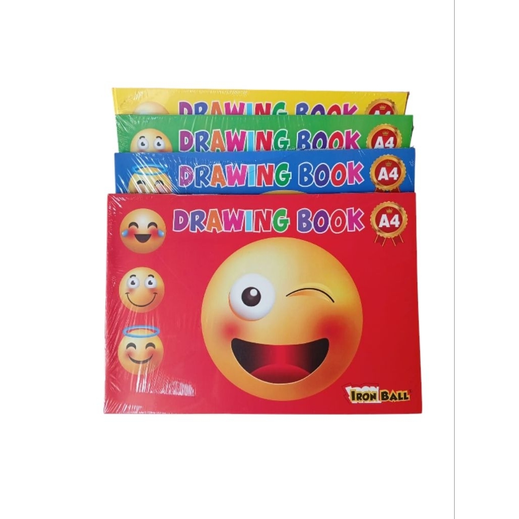 

buku gambar A4 , drawing book iron ball (1pak 10pcs isi 10 lembar)