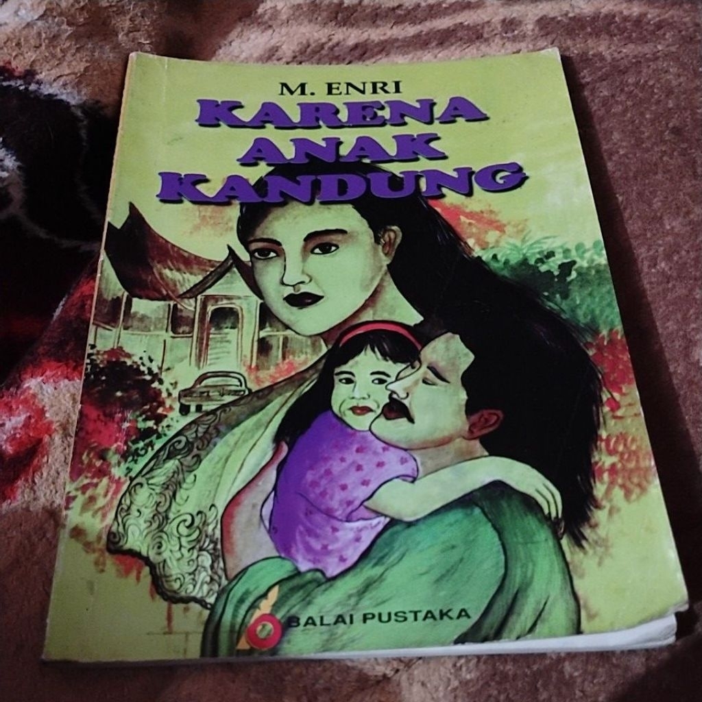 Novel klasik Bekas original Karena Anak Kandung By M.enri Balai Pustaka