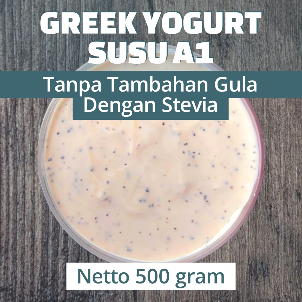 

Greek Yogurt Susu A1 - Tanpa Tambahan Gula Dengan Stevia - Diet Karnivora Keto DEBM Homemade