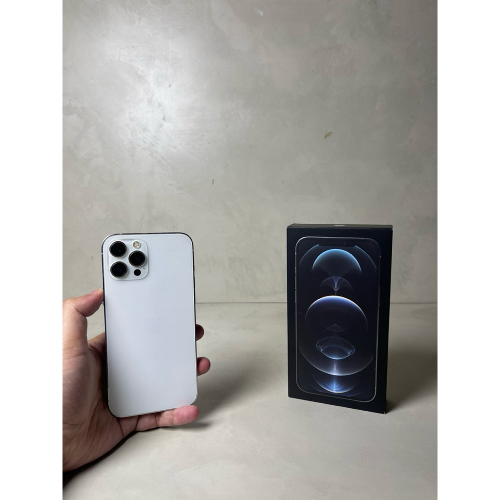 iphone 12 pro max 256gb silver garansi resmi ibox digimap gdn