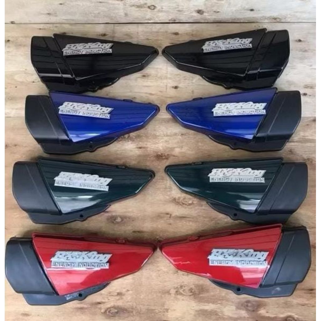 BOX AKI COVER AKI BOX TUTUP AKI RX KING 2004 HITAM BIRU MERAH HIJAU