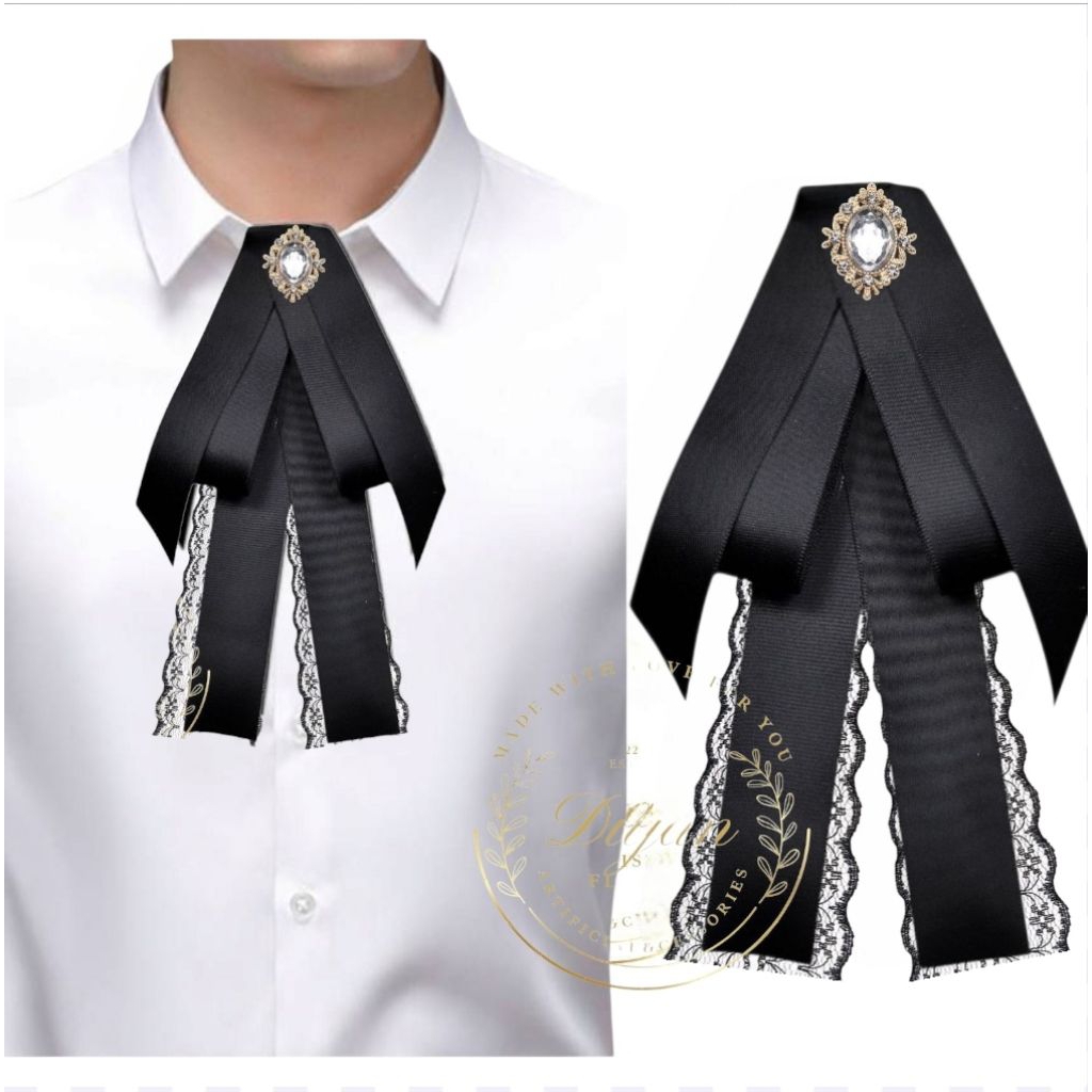 pita brooch // korean ribbon brooch // pita baju