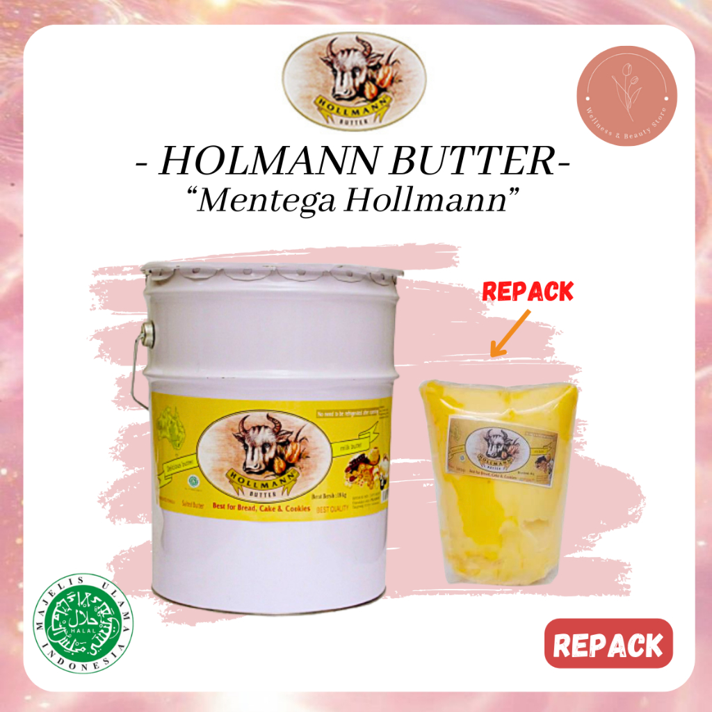 

HOLLMANN BUTTER 1 KG - MENTEGA HOLMAN - HOLLMAN MERTEGO COOKIES - HOLMANN MENTEGA KUE KERING COOKIE