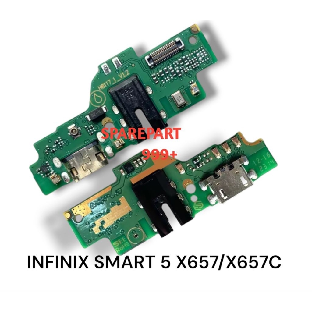 PAPAN CAS INFINIX SMART 5 X657 X657C KONEKTOR CAS CON CHARGER INFINIX SMART 5 X657 X657C ORIGINAL + 