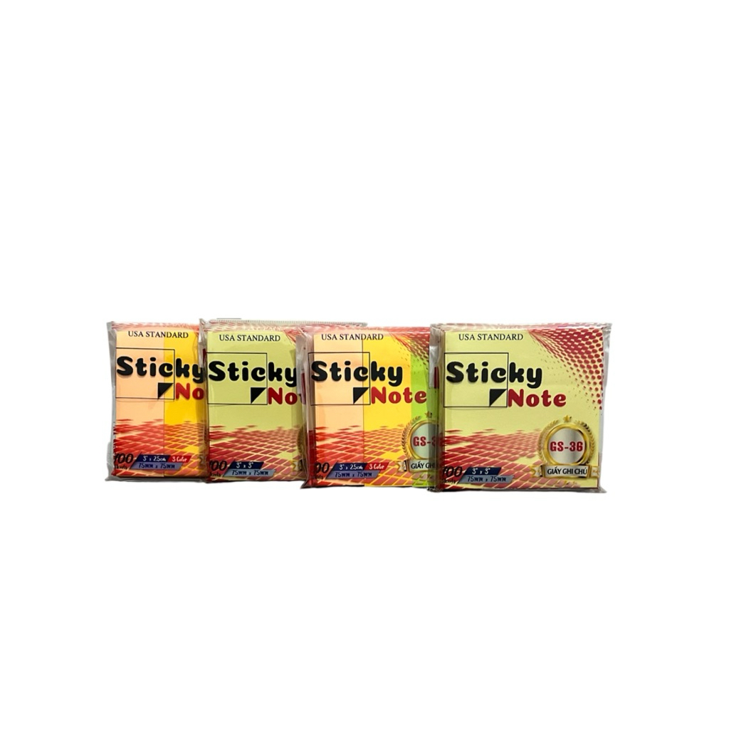 

Sticky notes / kertas catatan tempel polos dan warna