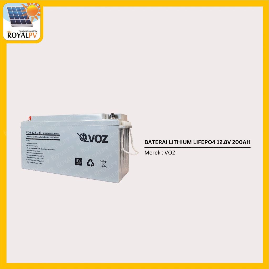 Baterai voz ups lithium lifepo4 12v 200ah, Baterai voz ups lithium lifepo4 12.8v 200ah
