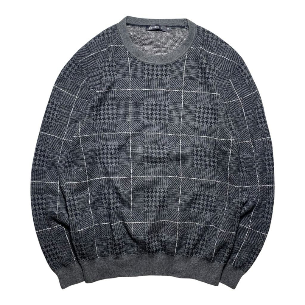 knitwear sweater vintage pattern by hangten (L)