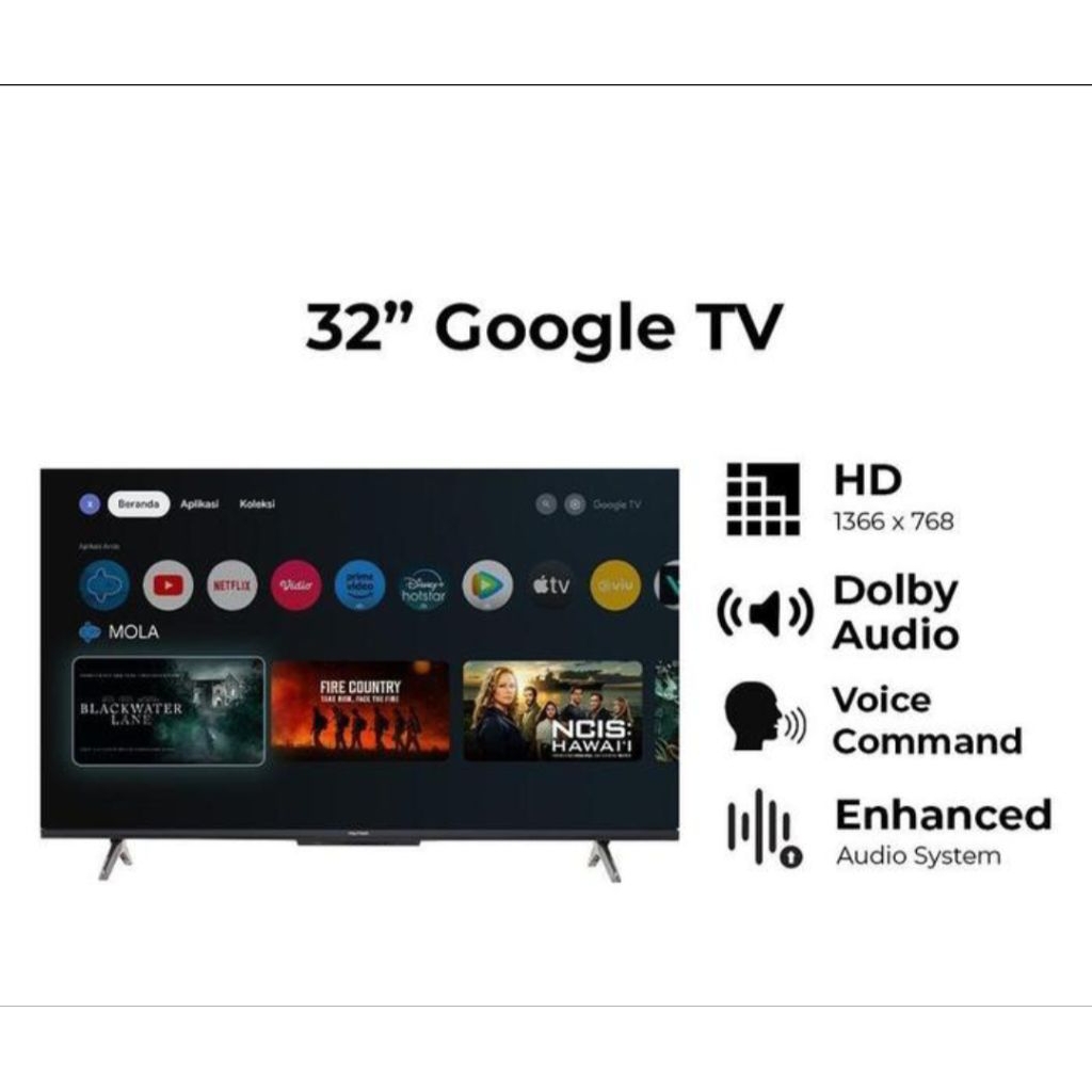 TV LED Polytron Android 32 inc