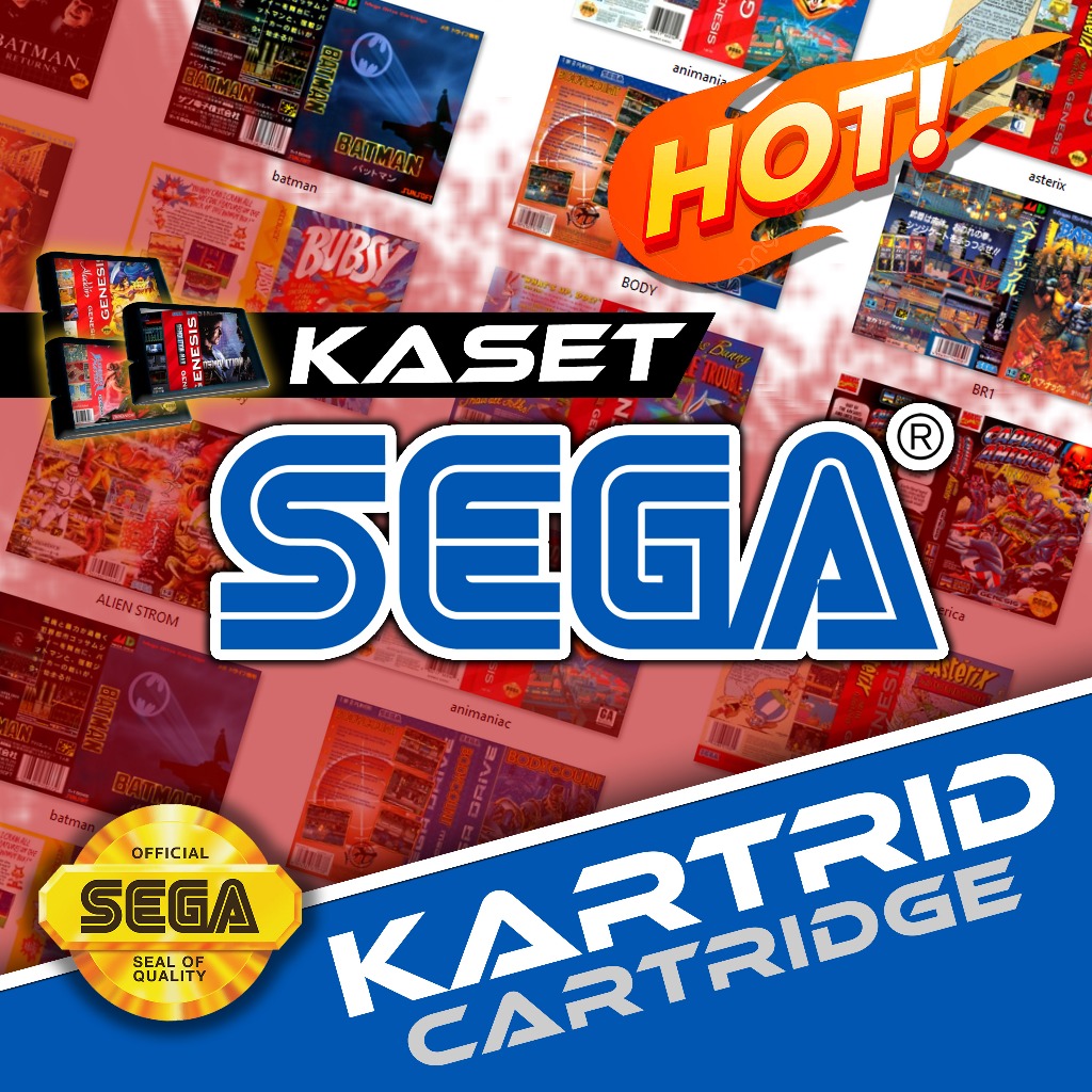 Kaset SEGA Mega Drive 16 BIT SEGA MD