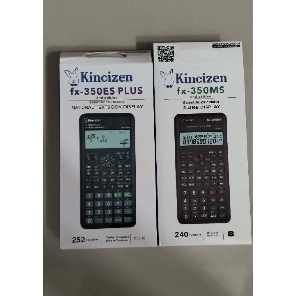 

Kalkulator Scientific KINCIZEN FX 350ES PLUS / FX 350ES Multifungsi