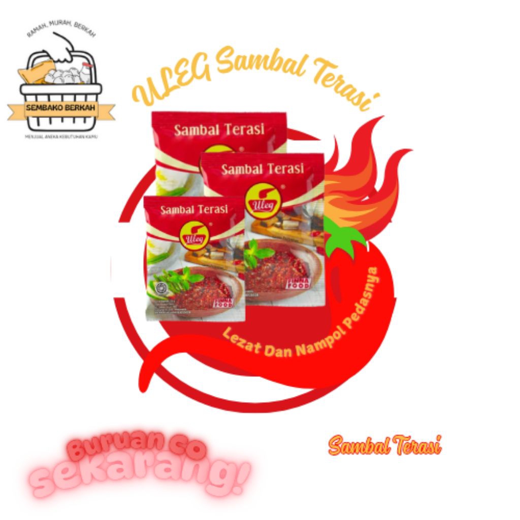 

sambal terasi uleg by fina food isi 10 sachet
