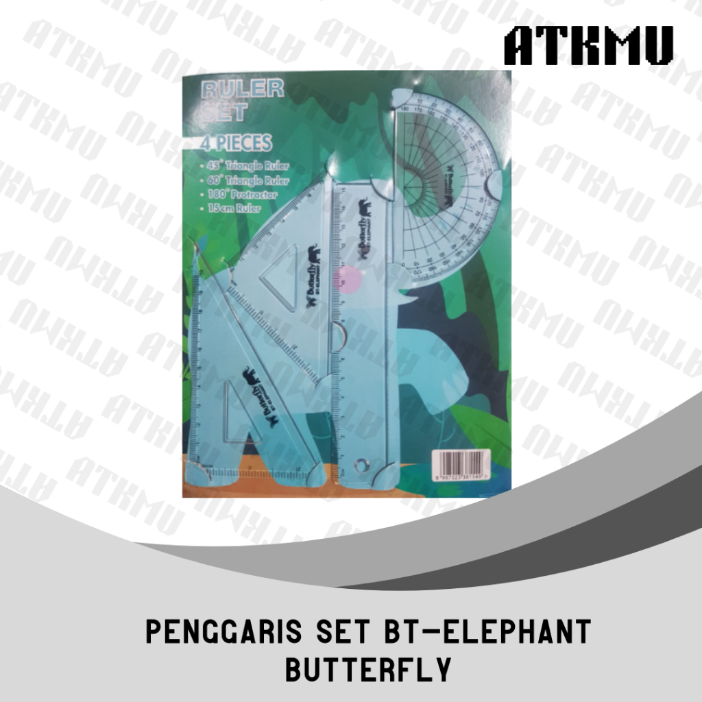

Penggaris SET Butterfly/ Ruler Set