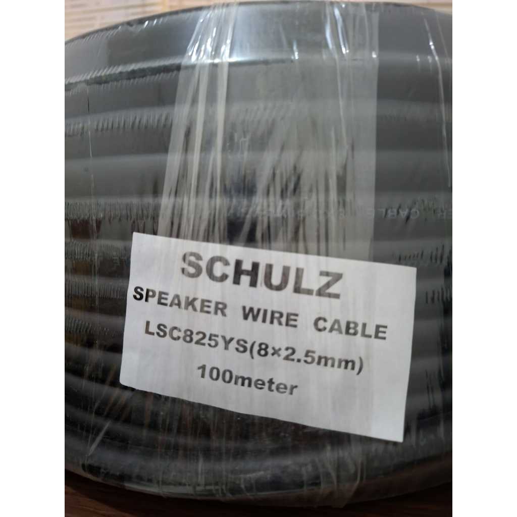 Kabel Speaker Audio Isi 8 Schulz 8X2.5mm Panjang eceran harga permeter Kabel spiker 8 X 2.5 mm isi 8