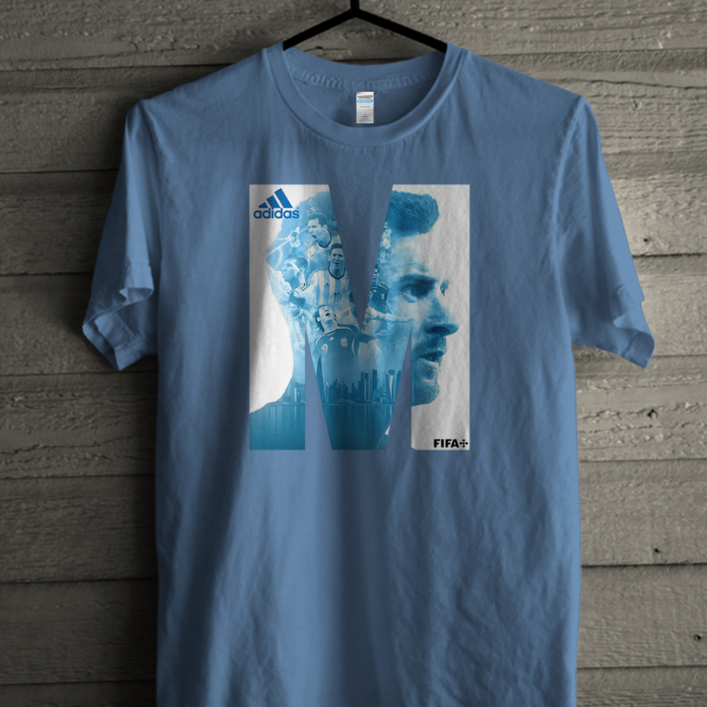 Kaos Bola Jersey Piala Dunia 2022 Jersey Argentina  Kaos Bola Argentina Kaos Lionel Messi Kaos Pria 