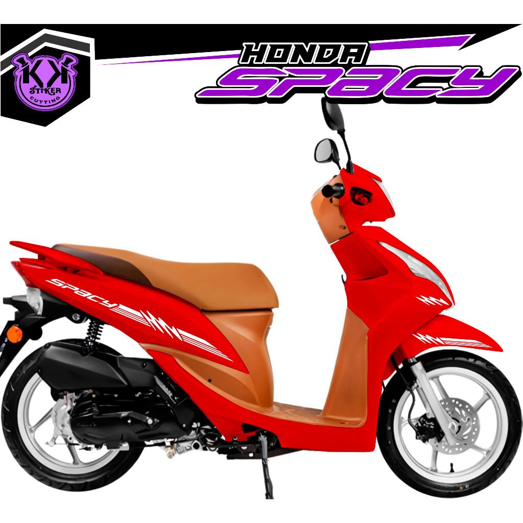 SC.574A/Sticker Cutting Honda Spacy/Striping Motor spacy/Stiker Motor/lis boddy motor spacy simpel