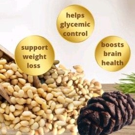 

Pine Nuts - Kacang Pinus - Biji Pignolia Raw Organic 100gr