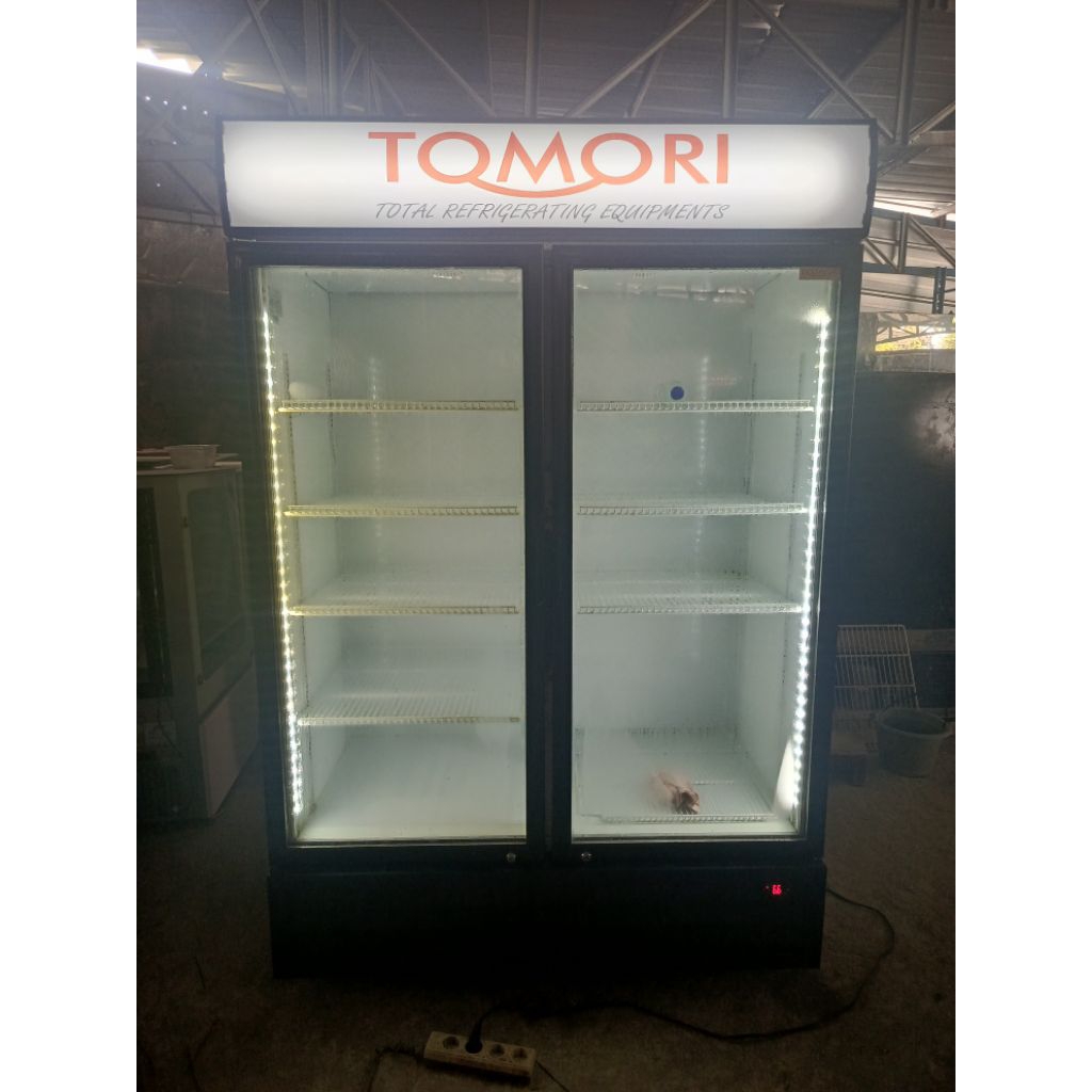 showcase chiller 2 pintu second