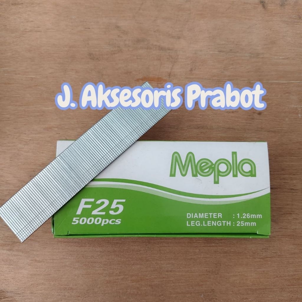 

Anak Paku Tembak Mepla/isi Refill Stapless F10 F15 F20 F25 F30