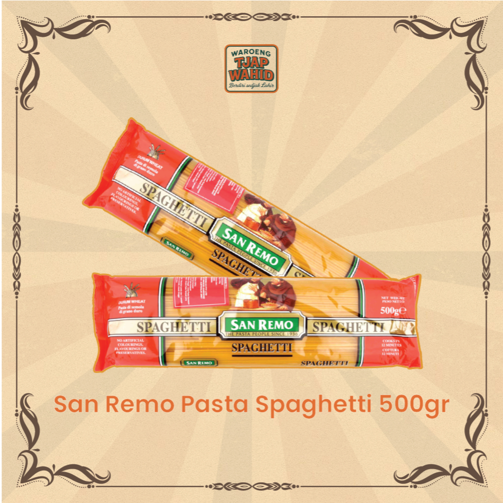 

San Remo Pasta Spaghetti 500Gr