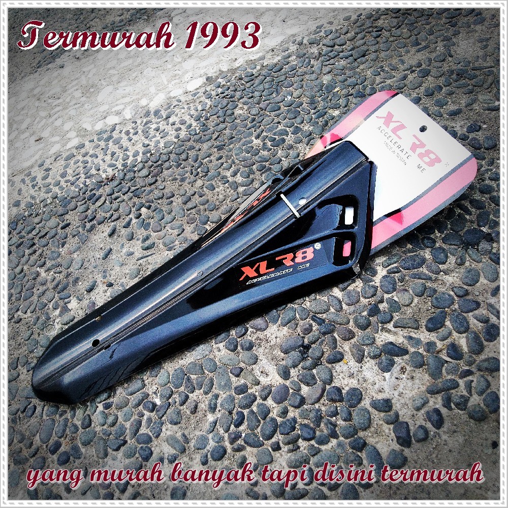 Fender Downtube XLR8 Hitam Spakbor Frame Sepeda MTB