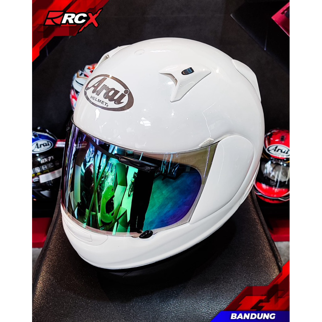 HLM SCND 2ND Arai Astro IQ Glass White