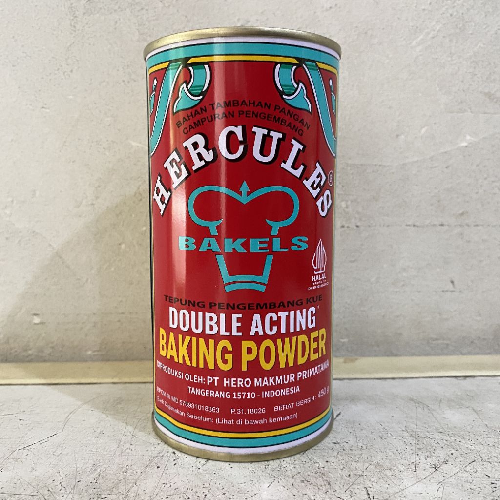 

Hercules baking powder double acting 450 gram | baking powder