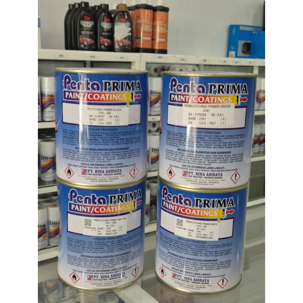 Penta Etching Primer 1 liter set // Cat Dasar / Galvanis