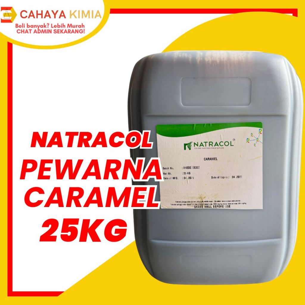 

Pewarna Makanan Natracol Caramel 25Kg – Food Grade Warna Coklat Alami