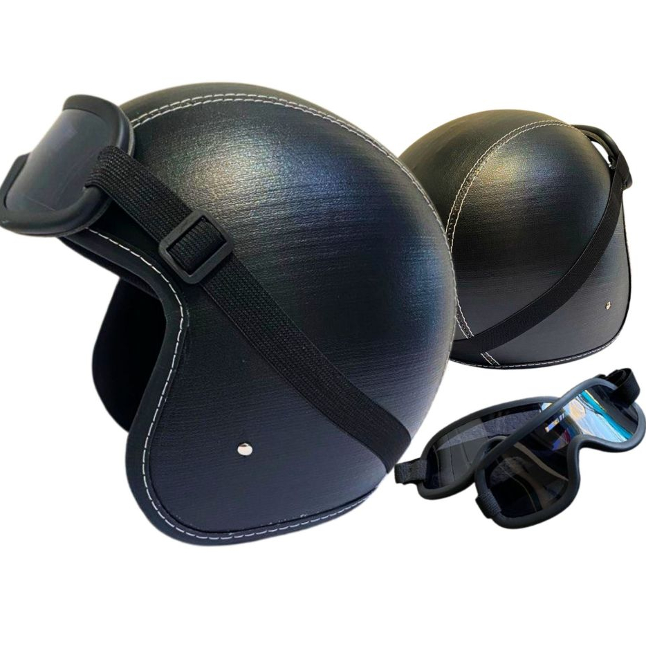 Helm Motor Anak Pororo Helm Anak Bogo Kacamata Sky Usia 2-7 Tahun Helm Motor Anak Pororo Retro usia 