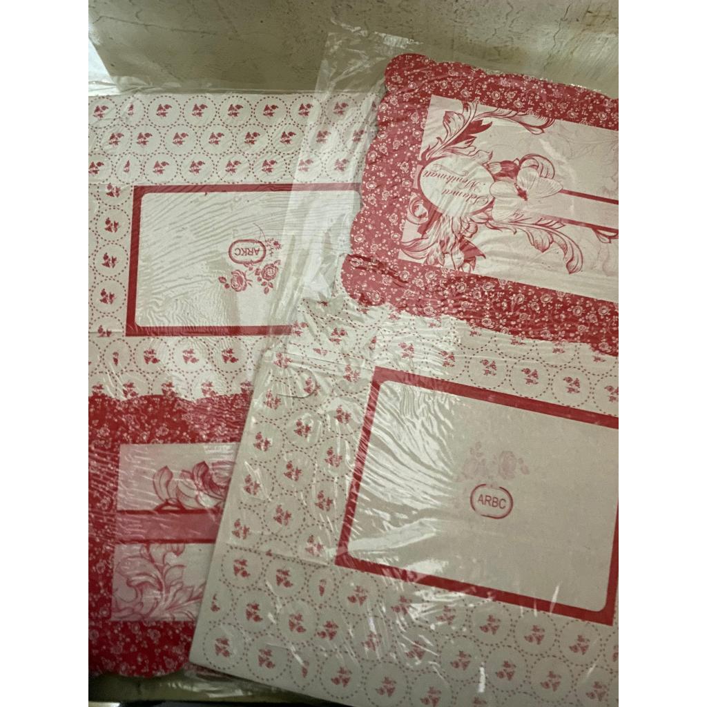 Dus Box Snack / Box Snack Motif / Dus kue ARBC ARKC