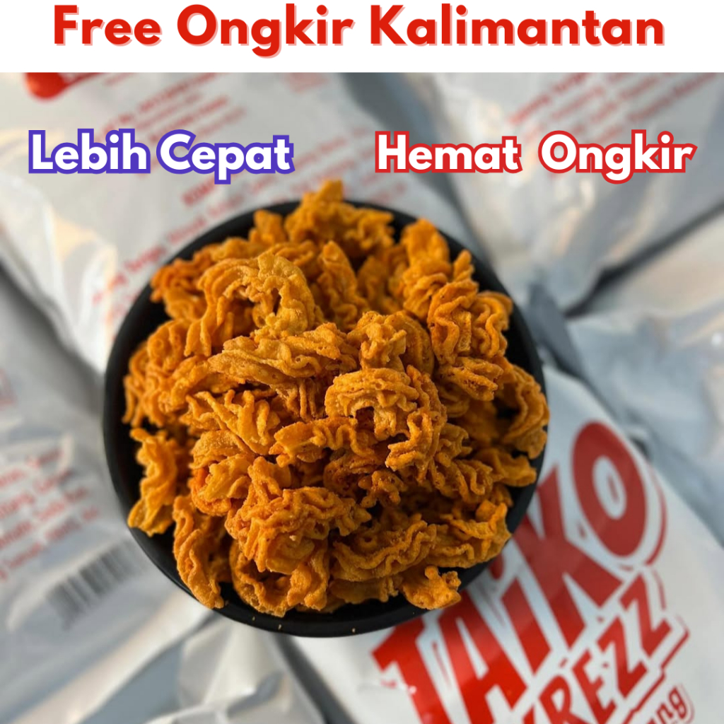 

Taiko Krezz Guripang Snack Jajanan Viral Kekinian Taiko Krez Kres Kress Sapi panggang spicy pedas manis 500 gr