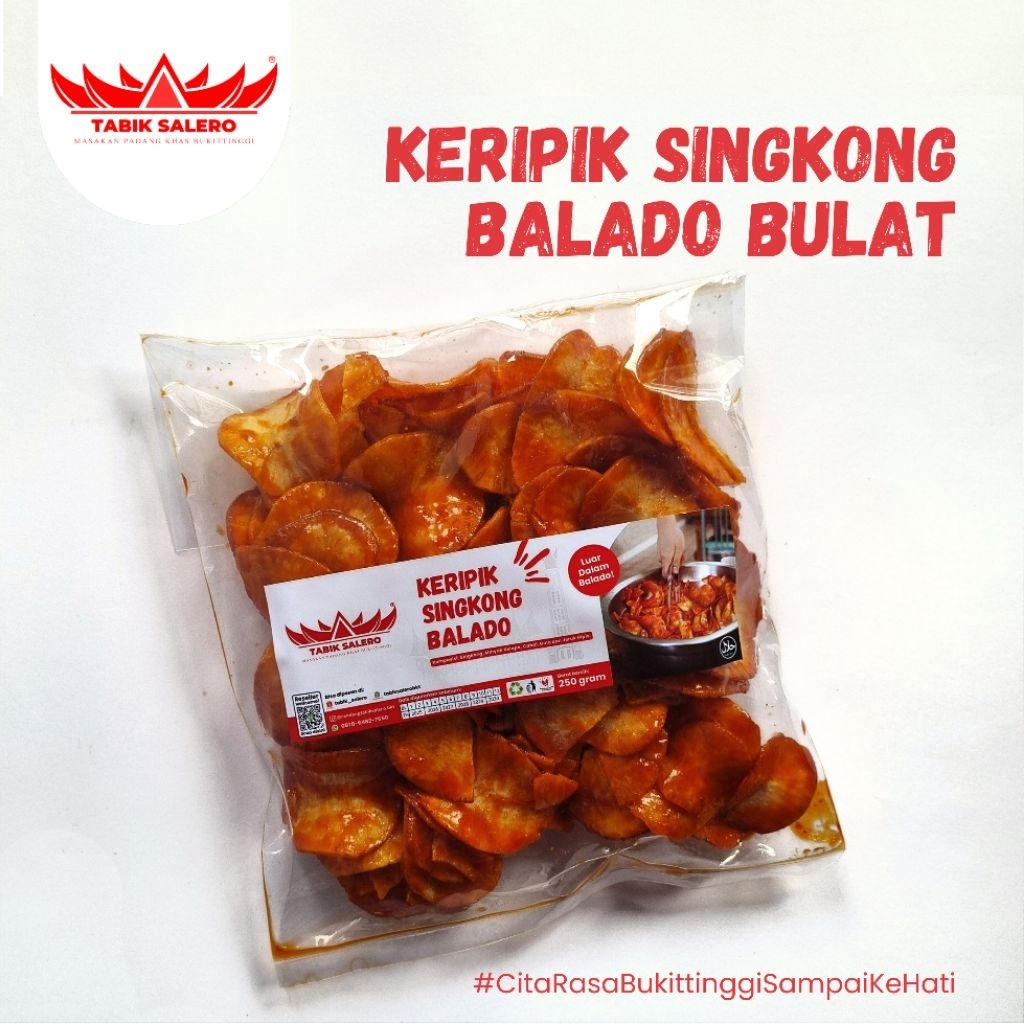 

Keripik Singkong Balado Bulat - Keripik Sanjai Balado Bulat - Keripik Sanjay Balado Bulat - Keripik Padang