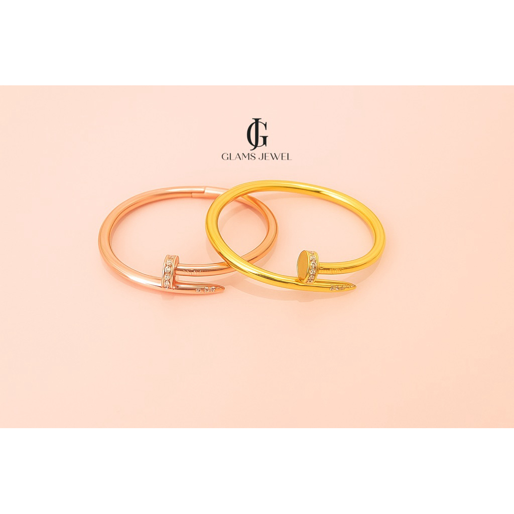 Gelang Paku Anak/Remaja. Titanium Korea Anti Luntur