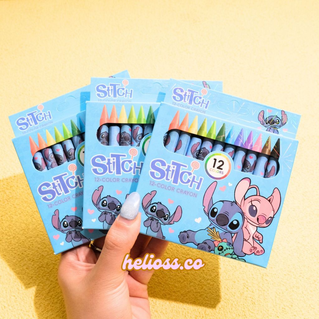 

KRAYON MINI STITCH ISI 12 WARNA CRAYON MEWARNAI KRAYON PENDEK MOTIF STITCH TERMURAH HELIOSS.CO