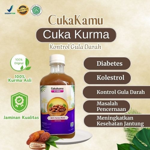 

Cuka Kurma - Menurunkan Kadar Gula Darah Tinggi Serta Menjaga & Memelihara Kesehatan Jantung