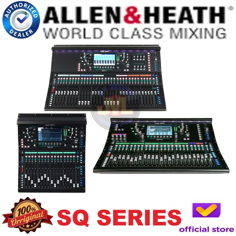 Allen & Heath SQ Serie Digital Mixer SQ5  / Sq6  / SQ7  Mixer Digital Allen&Heath SQ-5  / SQ-6  / SQ