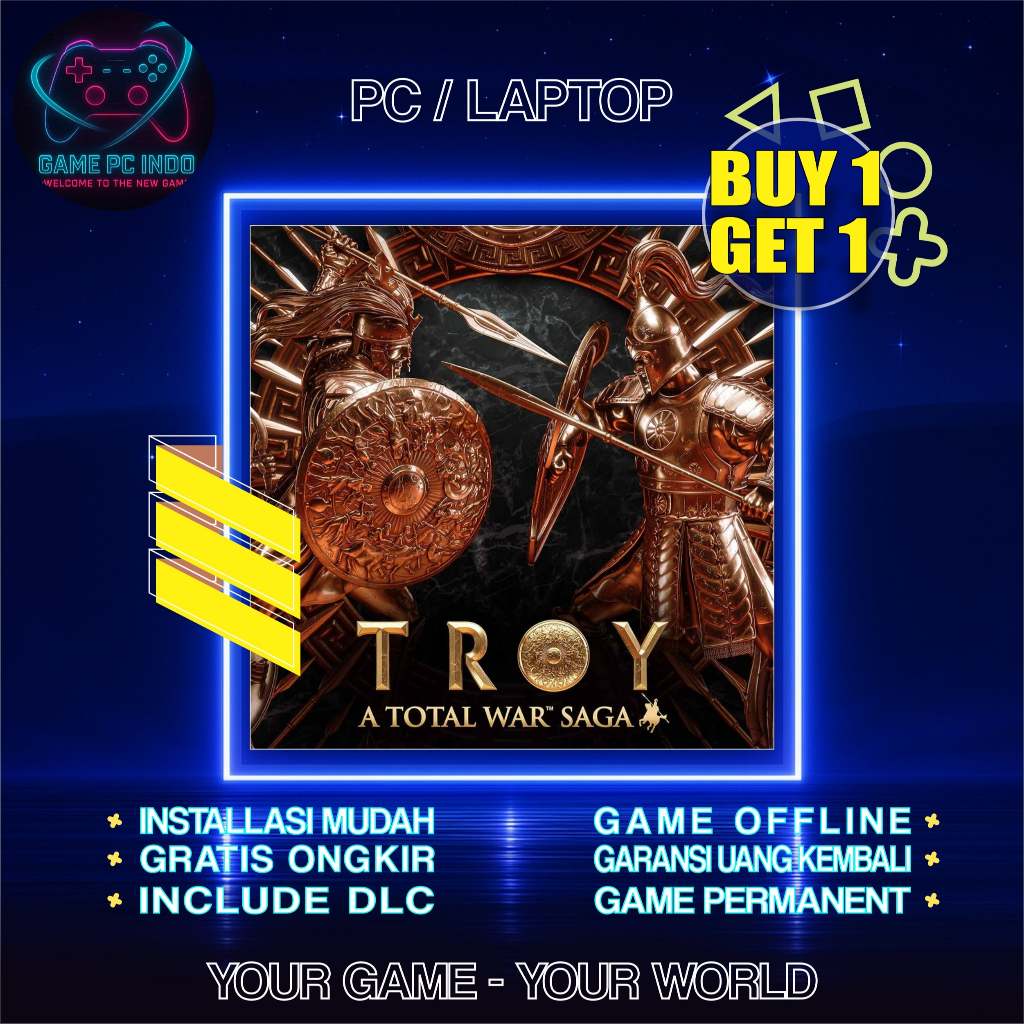 A Total War Saga Troy pc laptop / Game Strategy Total War