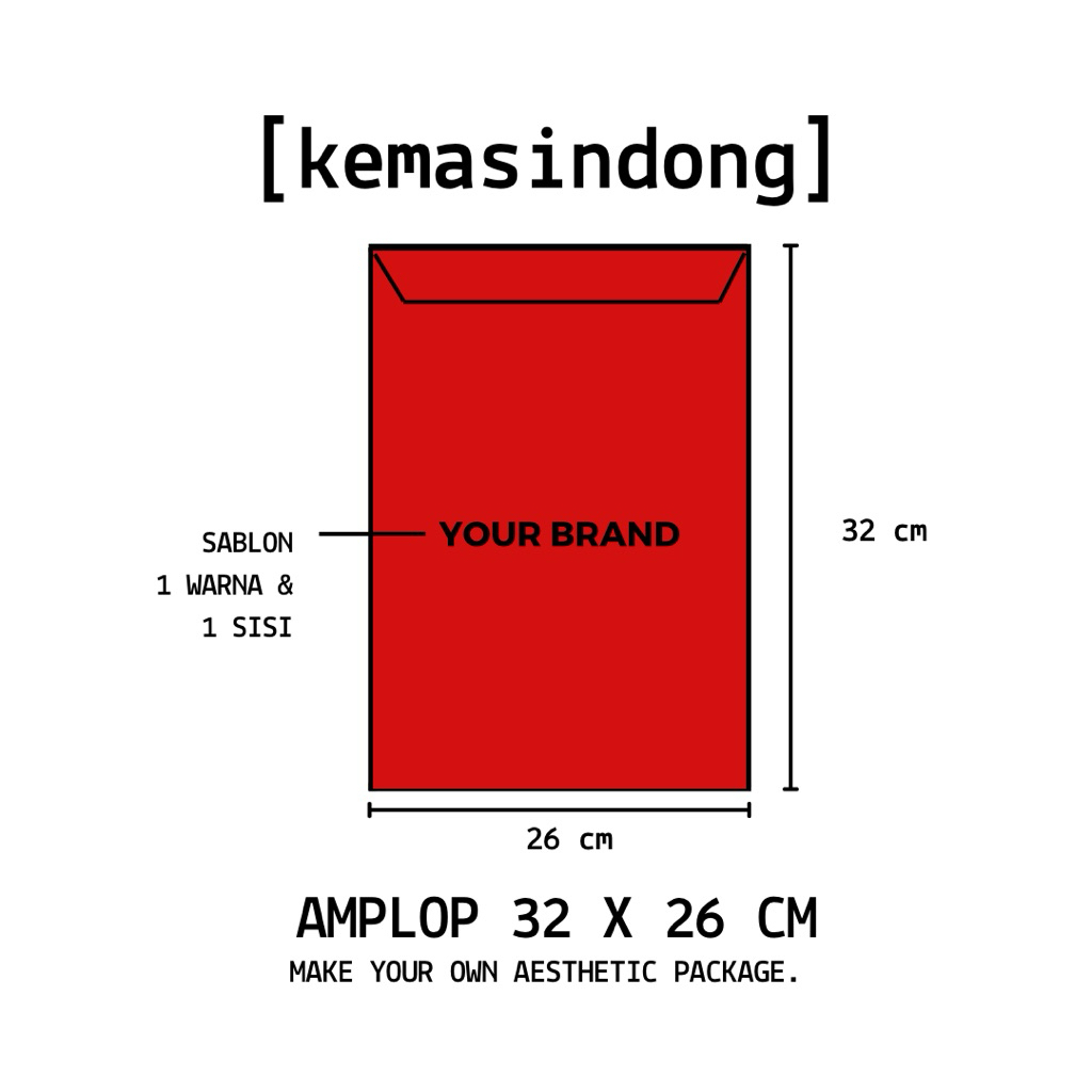 

KEMASINDONG AMPLOP WARNA 32x26 CM