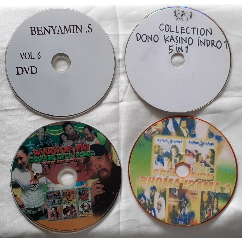 Kaset pilem dvd tanpa cover/ sampul preloved