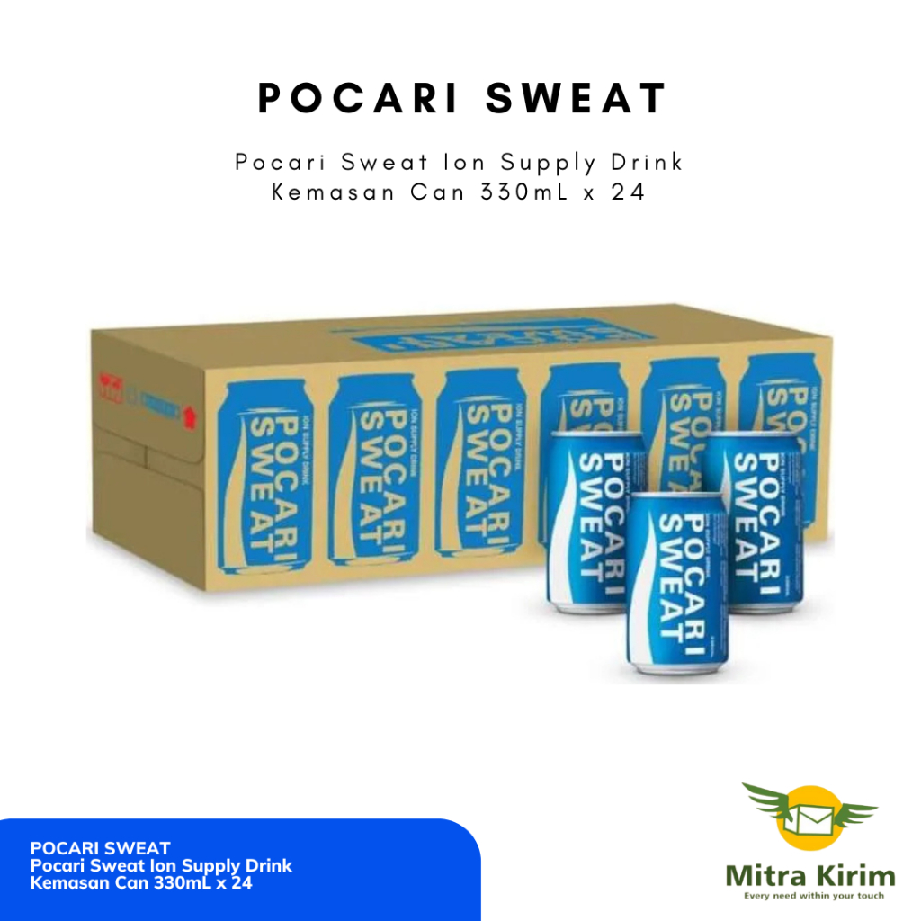 

Pocari Sweat Ion Supply Drink Kemasan Can / Kaleng 330mL x 24