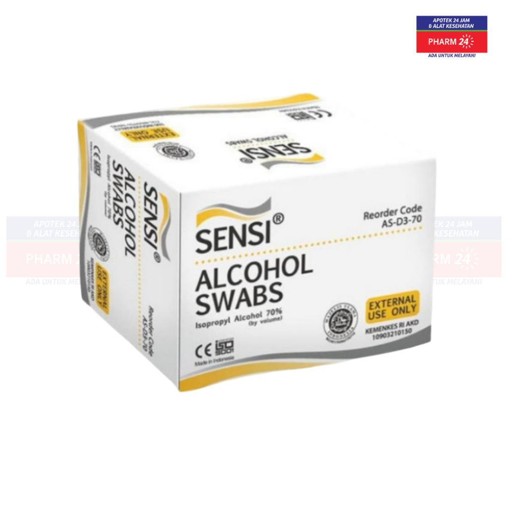 Alcohol Swab Sensi Isi 100 pcs